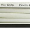 10 Pack Unscented10" Formal Candles - White