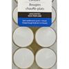 30 Pack Unscented Tealights - White