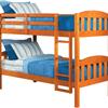Dorel Twin Over Twin Pine Bunk Bed