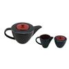 Tannex Mikado 3-Piece Teapot Set (92210-3P) - Red/Black