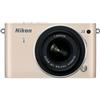 Nikon 1 J3 14.2MP Compact System Camera with 10-30mm VR Lens Kit - Beige