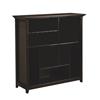Simpli Home Amherst Crazy Cube Bookcase and Storage Unit (INT-AXCAMH-CCUB-DAB) - Dark Brown