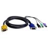 ATEN-TECHNOLOGY 10FT PS2 & USB COMBO KVM CABLE FOR CS82U/CS84U