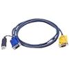 ATEN-TECHNOLOGY 20FT PS/2 TO USB INTELLIGENT KVM CABLE SPHD15M TO VGA