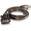CABLES TO GO 5FT TRULINK USB TO DB9 MALE SERIAL ADAPTER CABLE W/THUMBS