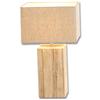 Distressed Wood Square Accent Lamp