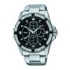 Seiko® Ladies Stainless Steel Swarovski Crystal Multi-hand Watch