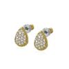 Tradition®/MD Gold Plated Brass Stud Earrings
