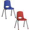 ECR4Kids – 40.6 cm (16 in.) Stackable School Chair with Chrome Legs – 6-pack