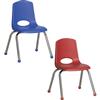 ECR4Kids – 35.6 cm (14 in.) Stackable School Chair with Chrome Legs – 6-pack