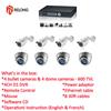 ReLong 8 Ch Full D1 600TVL Security System with 500 GB & Network