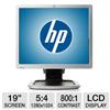 19" HP L1950 Rotating LCD Monitor 1280 x 1024 4:3 DVI VGA Used