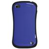 Exian iPhone 4/4S Cell Phone Case (4G158-BLUE) - Blue