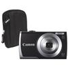 Canon PowerShot 16MP Digital Camera with Case (A2500) - Black