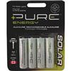 Pure Energy 'AA' Rechargeable Alkaline Solar Charge Batteries (SCR6-4) - 4 Pack