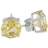 Amour Yellow Citrine Solitaire Earrings (750086449)