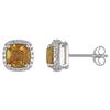 Amour Citrine Stud Earrings (750086487) - Yellow