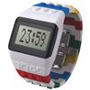 odm Pop Hours Square Digital Watch (JC0110A) - Red/White/Blue/Yellow/Green Silicone Band