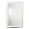 Tangerine mirror Company Razzle Dazzle Mirror, Lacquered White 18 Inch X 30 Inch