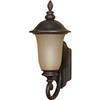 Glomar Parisian Old Penny Bronze 1-Light Wall Lantern Arm Up with Champagne Glass (Bulb included)