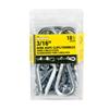 KingChain 3/16 In. Wire Rope Clip&Timble Set 12/6