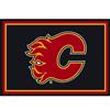 NHL 5 Ft. 4 In. x 7 Ft. 8 In.Calgary Flames Spirit Rug