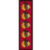 NHL 2 Ft. 1 In. x 7 Ft. 8 In. Chicago Blackhawks Repeat Rug