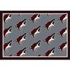 NHL 5 Ft. 4 In. x 7 Ft. 8 In. Pheonix Coyotes Repeat Rug
