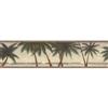 The Wallpaper Company 6.3 In. H Green Palm Tree Border