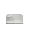 Mirolin Ellis 48 Acrylic Shower Base With Seat- Right Hand