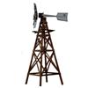 Outdoor Water Solutions Wooden 4 Legged Windmill Aeration System - 16 Foot
