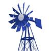 Outdoor Water Solutions Blue & White Powder Coated Windmill - 20 Foot