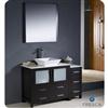 Fresca Torino 48 Inch White Modern Bathroom Vanity With 2 Side Cabinets And Undermount Sink