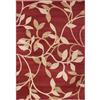 Artistic Weavers Lacombe Tea Leaves Polypropylene Area Rug - 5 Feet 3 Inches x 7 Feet 6 Inches