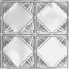 Shanko 2 Feet x 2 Feet Lacquer Steel Finish Lay-In Ceiling Tile Design Repeat Every 12 Inches