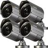Q-See QD6008B-4 - Weatherproof Bullet 600TVL Hi-Resolution Cameras with 100Feet Night Vision