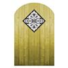 ProGuard Treated Wood Gate with Decorative Insert