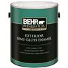 BEHR BEHR PREMIUM PLUS Exterior Semi-Gloss Enamel Paint - Medium Base, 3.54 L