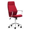 Zuo Holt High Back Office Chair (205147) - Red