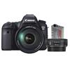 Canon EOS 6D 20.2MP DSLR with 24-105mm, 40mm Lens, and Spare Battery