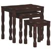 Monarch 3-Piece Solid Wood Nesting Tables (i3336) - Dark Cherry