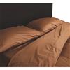 Maholi Maxwell Collection Combed Egyptian Cotton Double Size Sheet Set - Chocolate