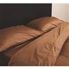 Maholi Maxwell Collection Combed Egyptian Cotton Queen Size Sheet Set - Chocolate