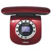 VTech DECT 6.0 Retro Cordless Phone (LS6195-16) - Red