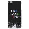 Exian iPod touch 5th Gen Live Laugh Love Hard Shell Case (5T003) - Black
