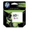 HP 60XL CMY Inkjet Cartridge (CC644WC140)