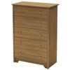 South Shore Vito Collection 5-Drawer Chest (3126035) - Harvest Maple