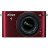 Nikon 1 J3 14.2MP Mirrorless Camera with 10-30mm VR Lens - Red