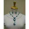 EcoGear Turquoise Tagua Nut Necklace & Earrings Set