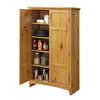 'Brunswick' Large Pantry Storage in Pine and White Finishes